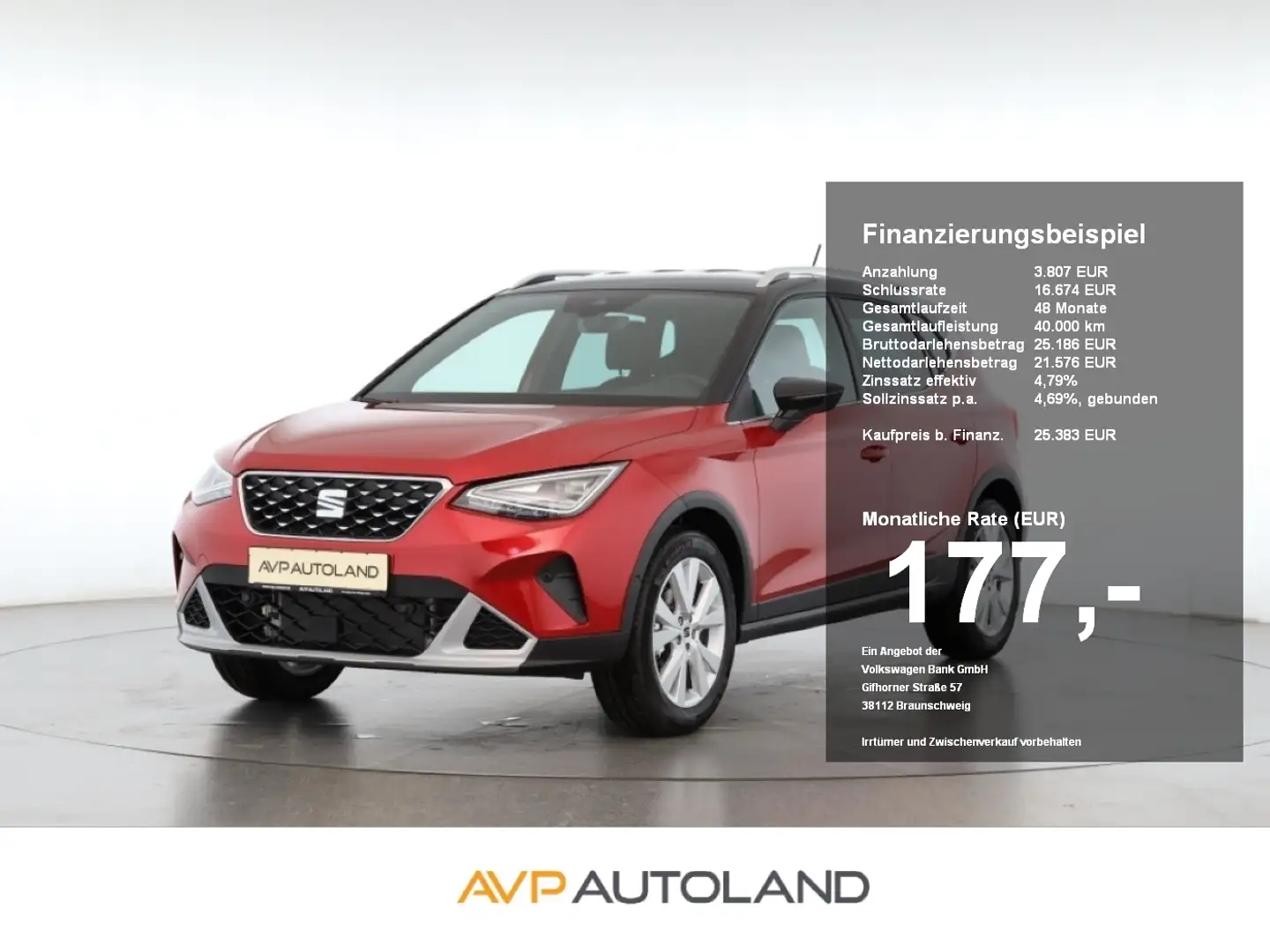 SEAT Arona 1.0 TSI Xperience | NAVI | LED | ACC | Rot - 1