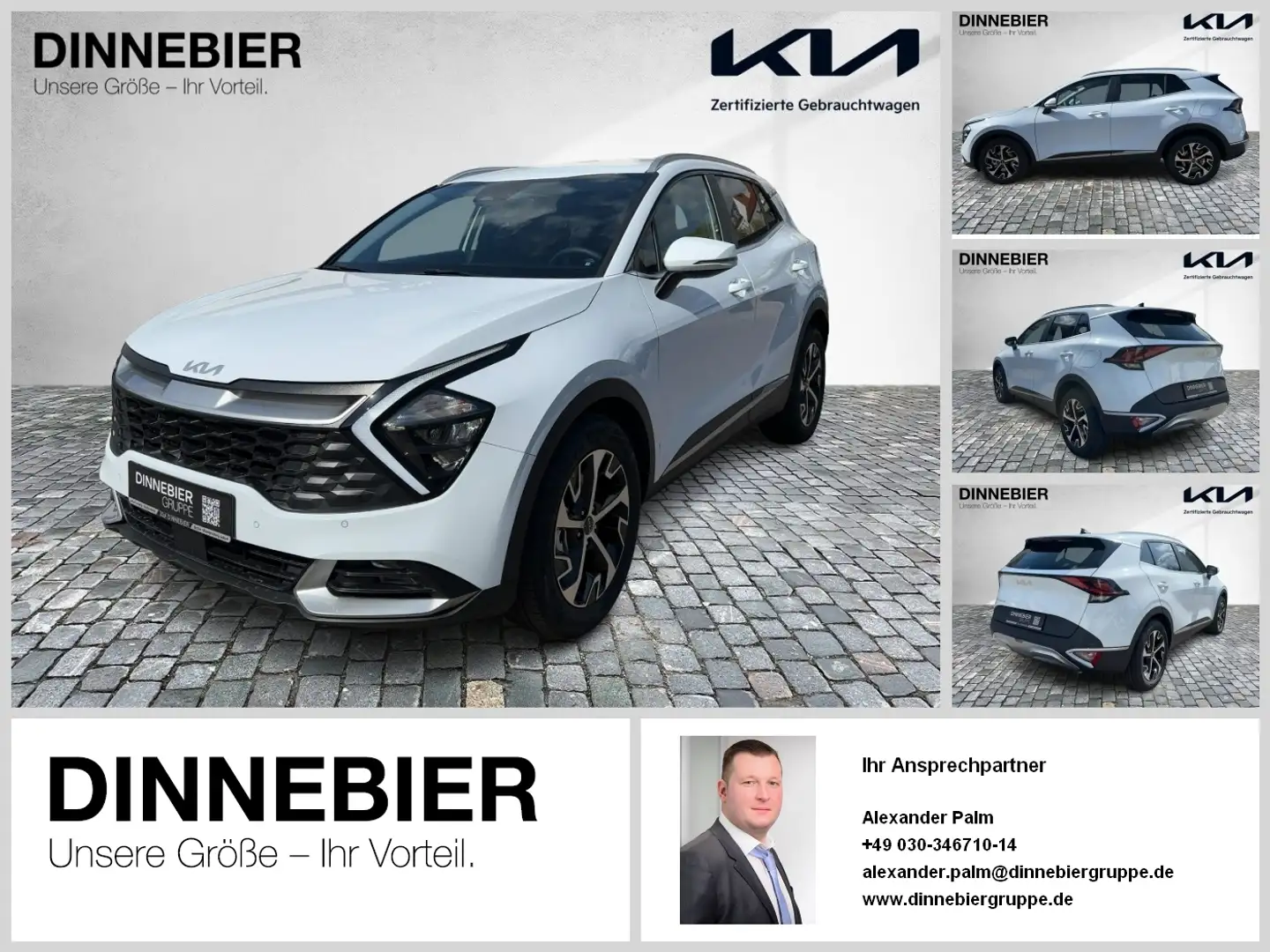 Kia Sportage Ultimate Edition 1.6T LED+Kamera+SHZ Wit - 1