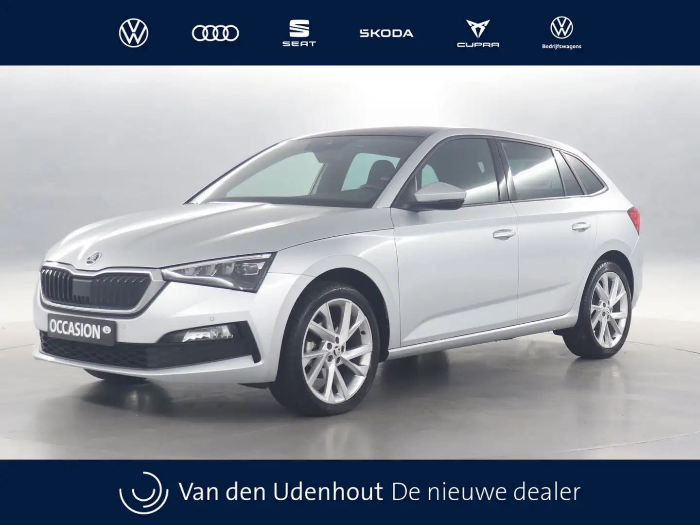 Skoda Scala 1.0 TSI 110pk Sport Business DSG / Navigatie via A Grijs - 1