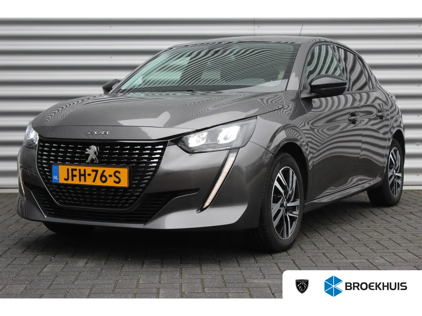 Peugeot 208 1.2 PURETECH 100PK ALLURE PACK / NAVI / LEDER / CL Grau - 1
