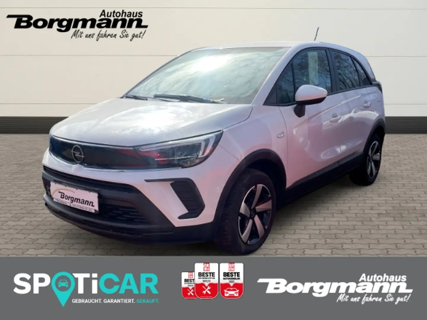 Opel Crossland Edition 1.2 Turbo LED Apple CarPlay Android Auto D Blanc - 1