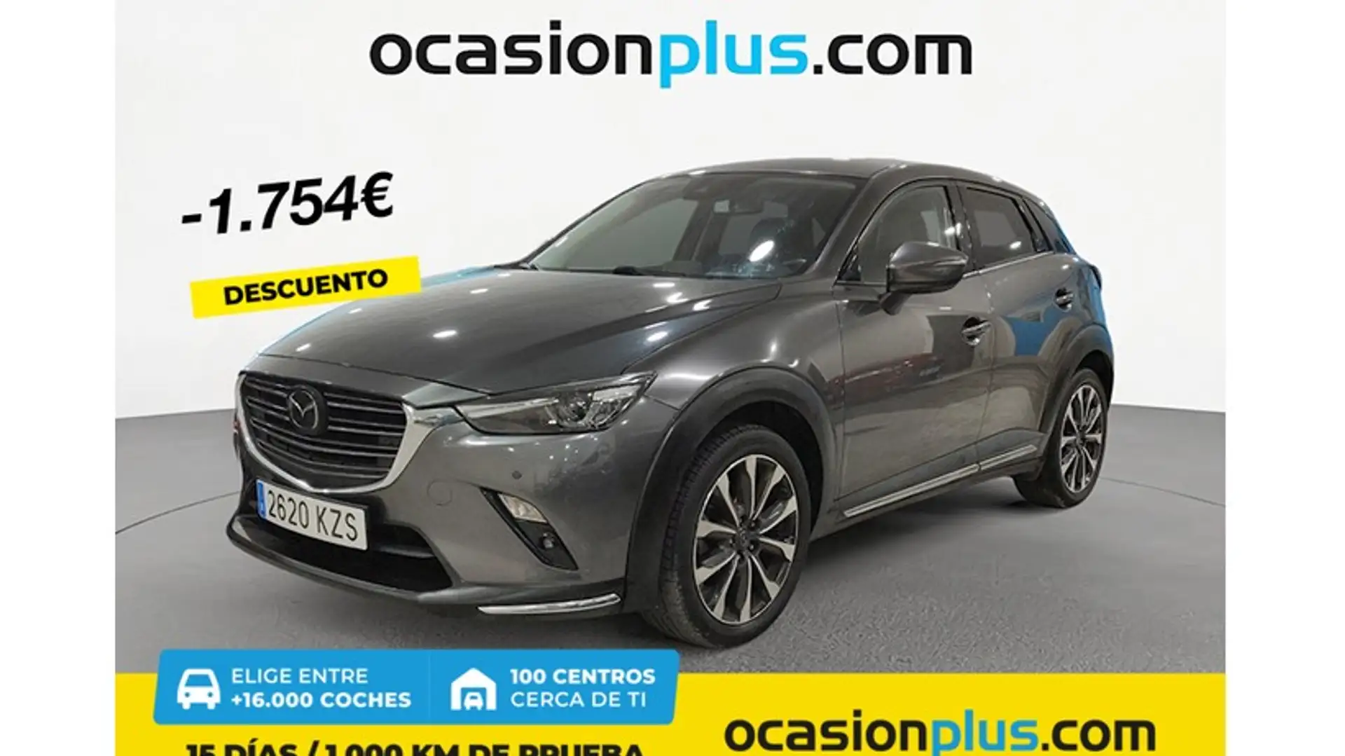 Mazda CX-3 2.0 Skyactiv-G Zenith 2WD 89kW Gris - 1