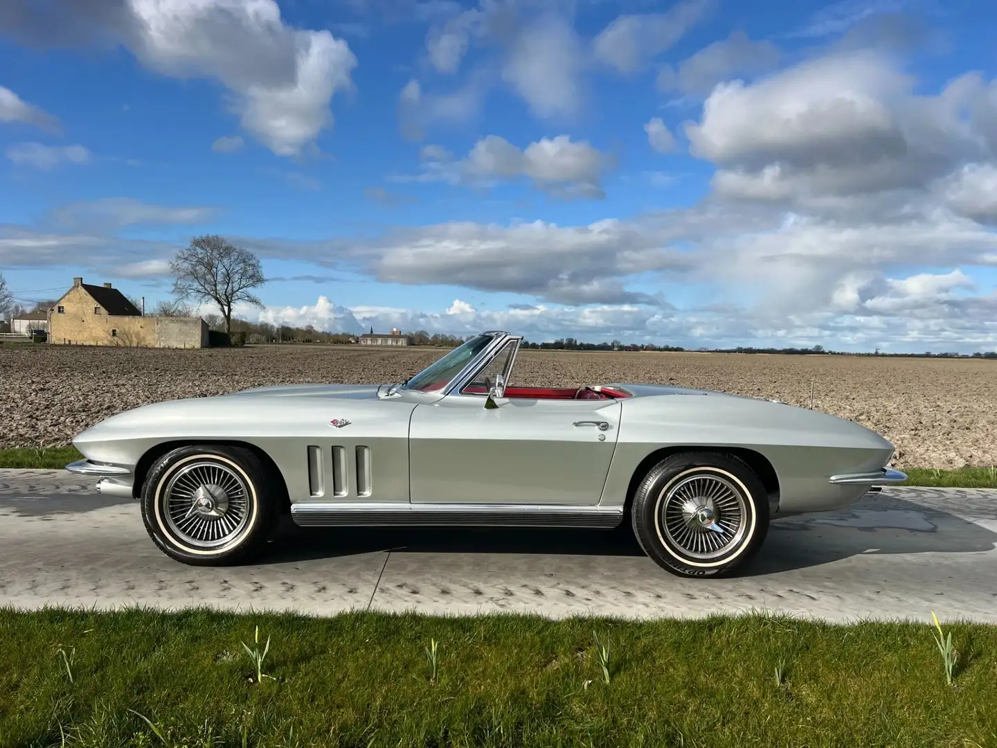 Corvette C2 Corvette c2 1966 327cu 300pk versie Grau - 2