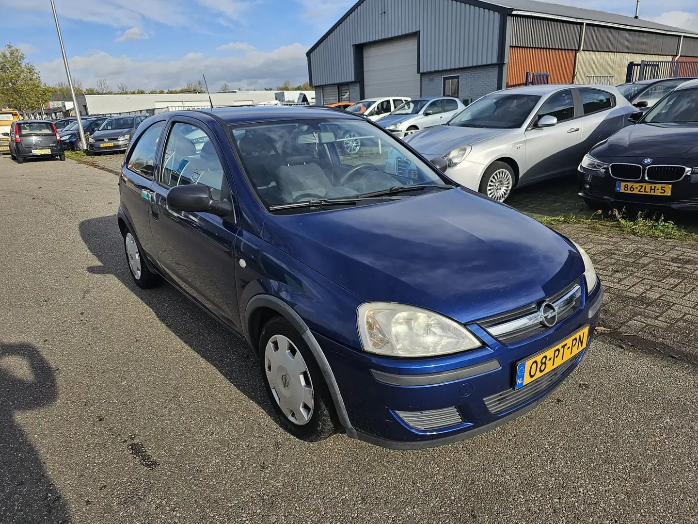 Opel Corsa 1.2-16V Rhythm Airco Bj:2004 NAP! Синій - 2