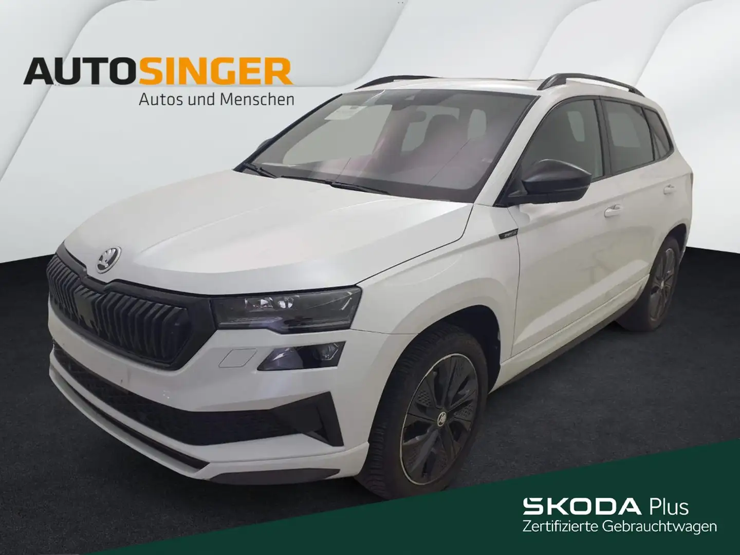Skoda Karoq Sportline 2.0 TSI DSG 4x4 *PANO*MATRIX*AHK Weiß - 1