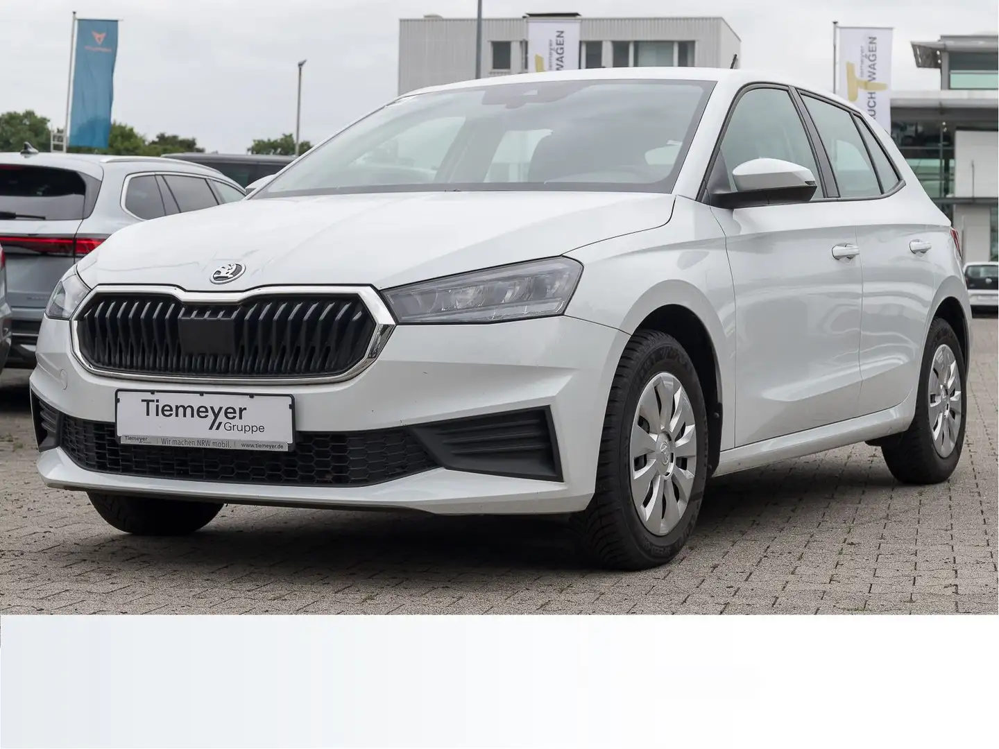 Skoda Fabia 1.0 AMBITION KLIMA SHZG PDC Blanc - 2