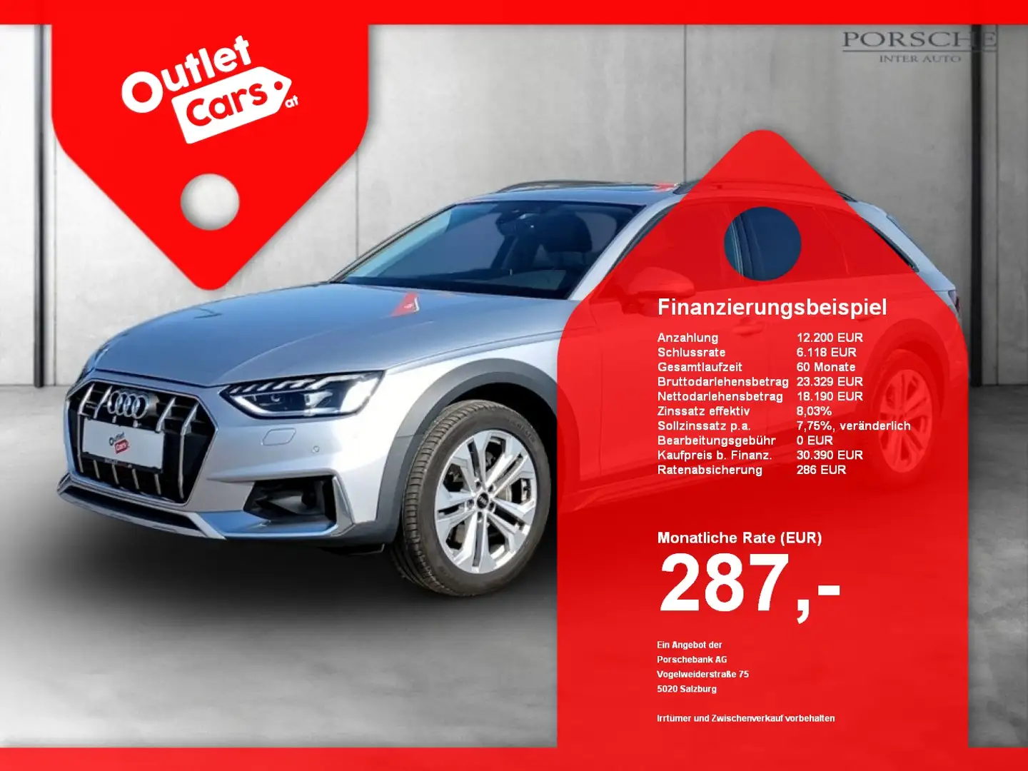 Audi A4 allroad 40 TDI quattro Aut. SKY+LED+NAVI+LM Silber - 1