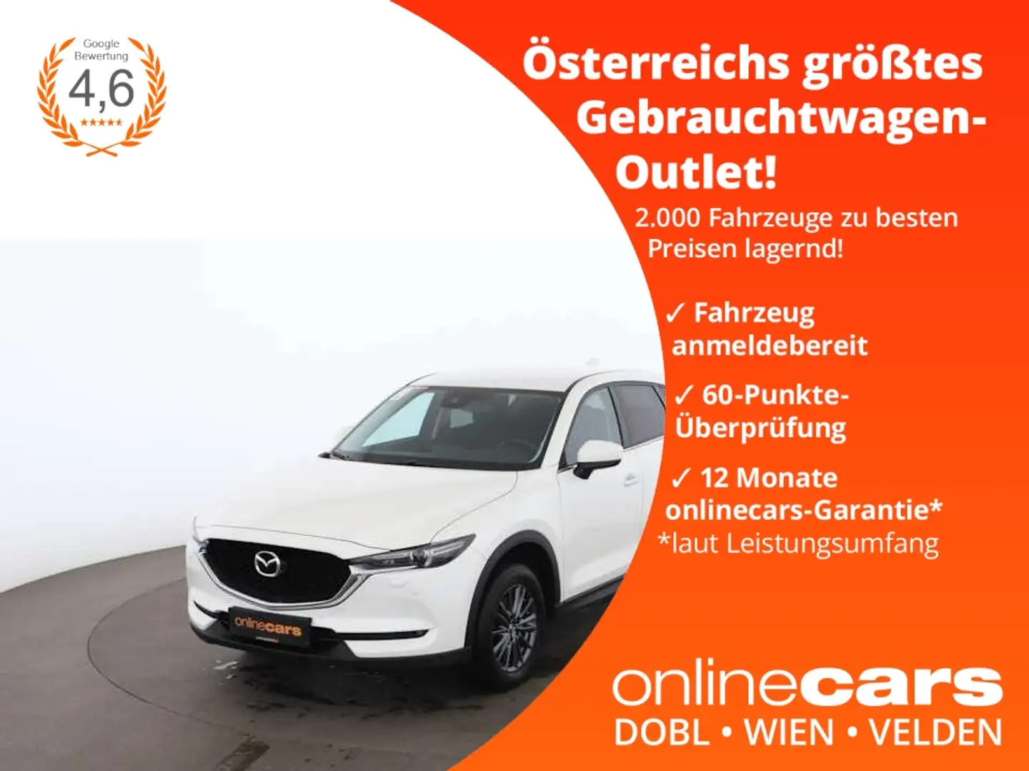 Mazda CX-5 2.2 SKYACTIV-D 150 Prime SITZHZG TEMP Weiß - 1