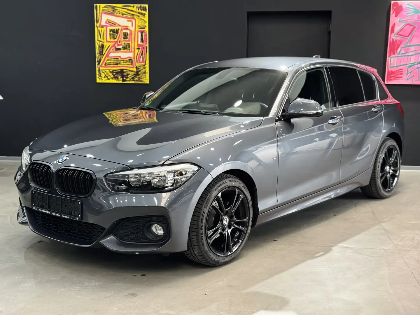 BMW 116 116 d M Sport*TÜV NEU*SH*FS*Parksensor hinten Grau - 1