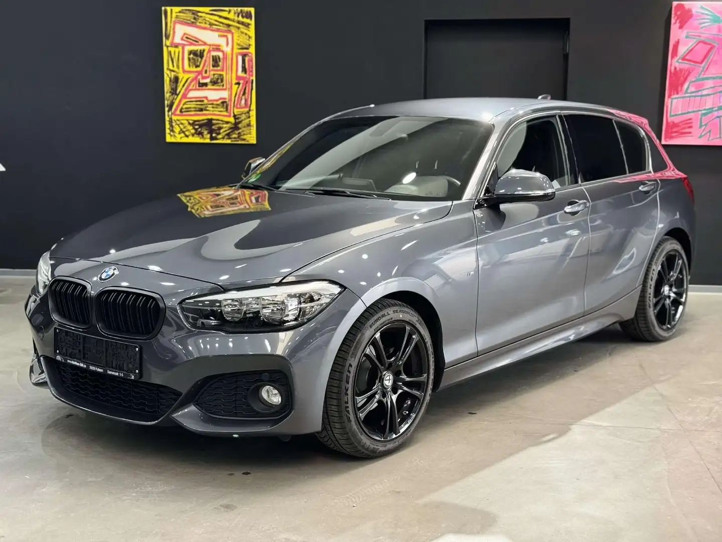 BMW 116 116 d M Sport*TÜV NEU*SH*FS*Parksensor hinte Grau - 1