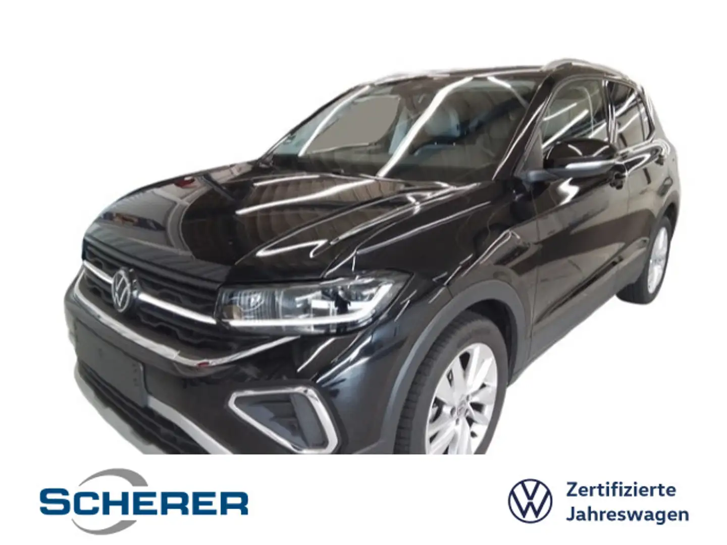 Volkswagen T-Cross 1.0 TSI DSG Style AHK+ACC+IQ+18"+Navi+Ap Schwarz - 1
