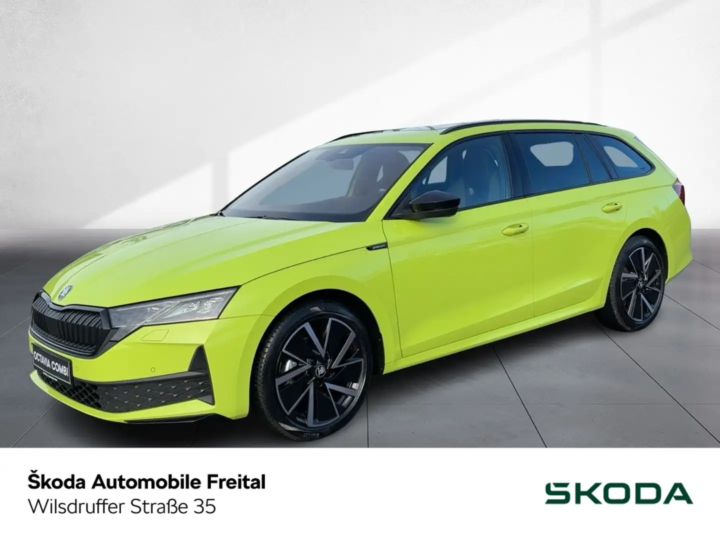 Skoda Octavia Combi 1.5 TSI DSG Sportline mHEV Pano AH Grün - 1