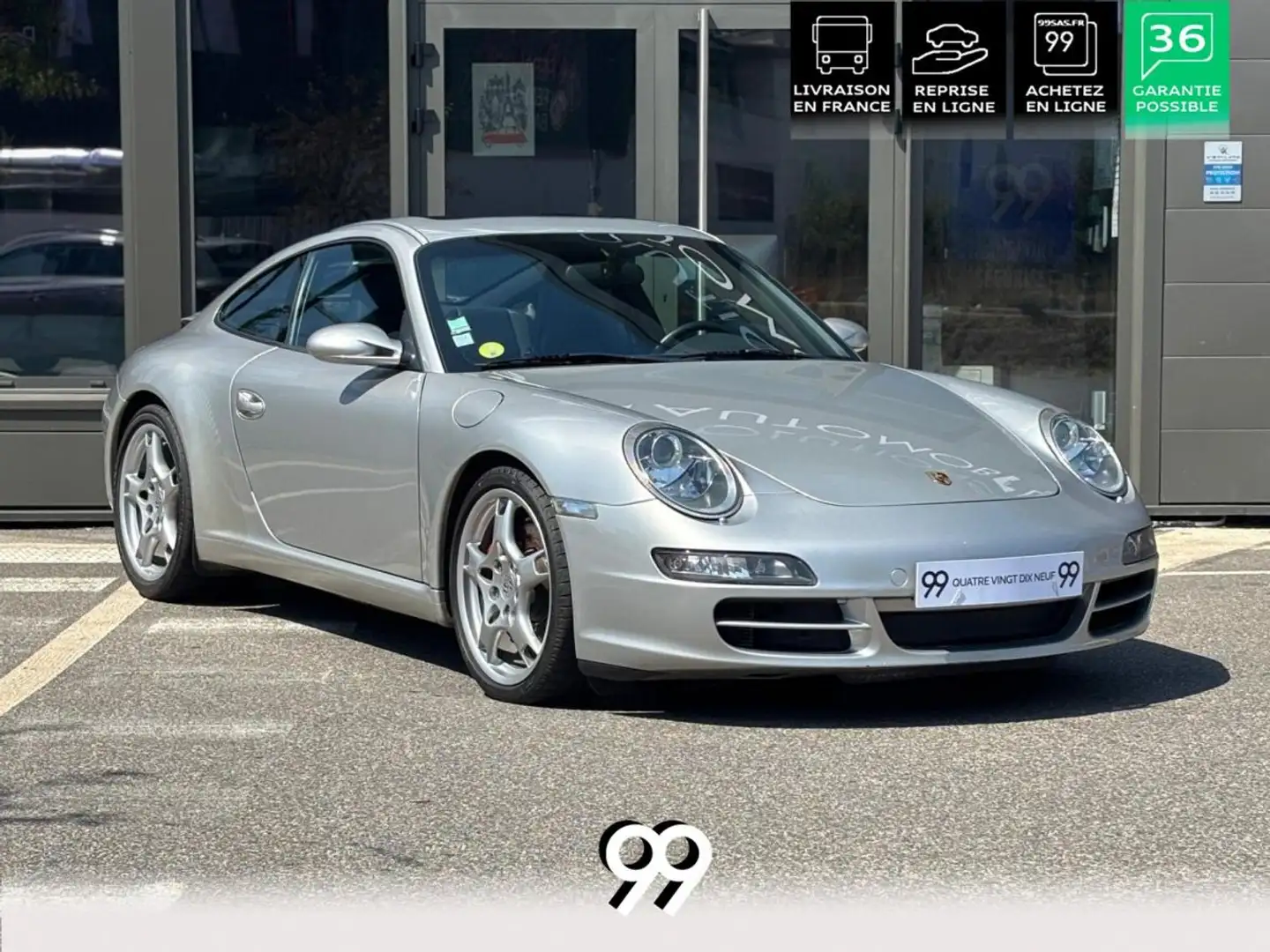Porsche 911 3.8i Carrera S TOIT CUIR SIEGE ELEC Grau - 2