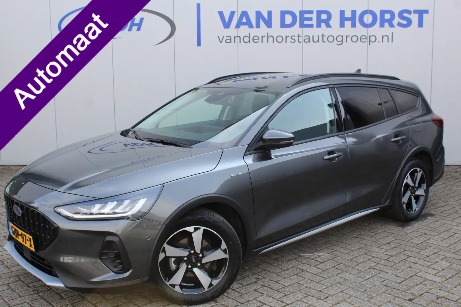 Ford Focus Wagon 1.0-155pk EcoBoost Mild-Hybrid Active AUTOMA Grijs - 1