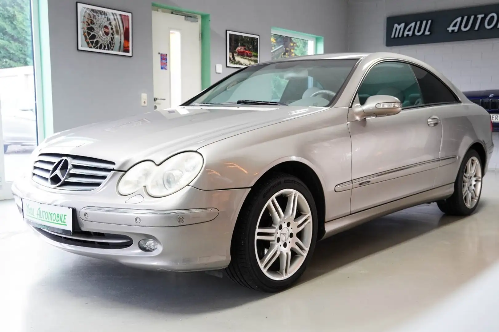 Mercedes-Benz CLK 200 Coupe,Kompressor,Klima,Shz,Temp Silber - 1