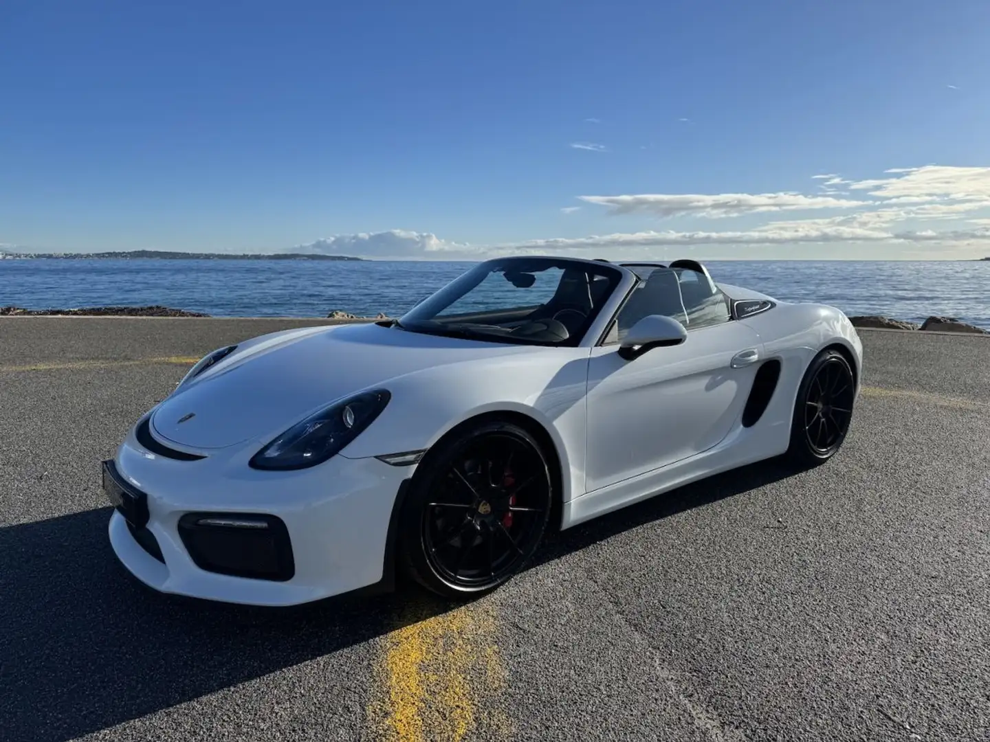 Porsche Boxster 3.8L 375CH SPYDER Weiß - 1