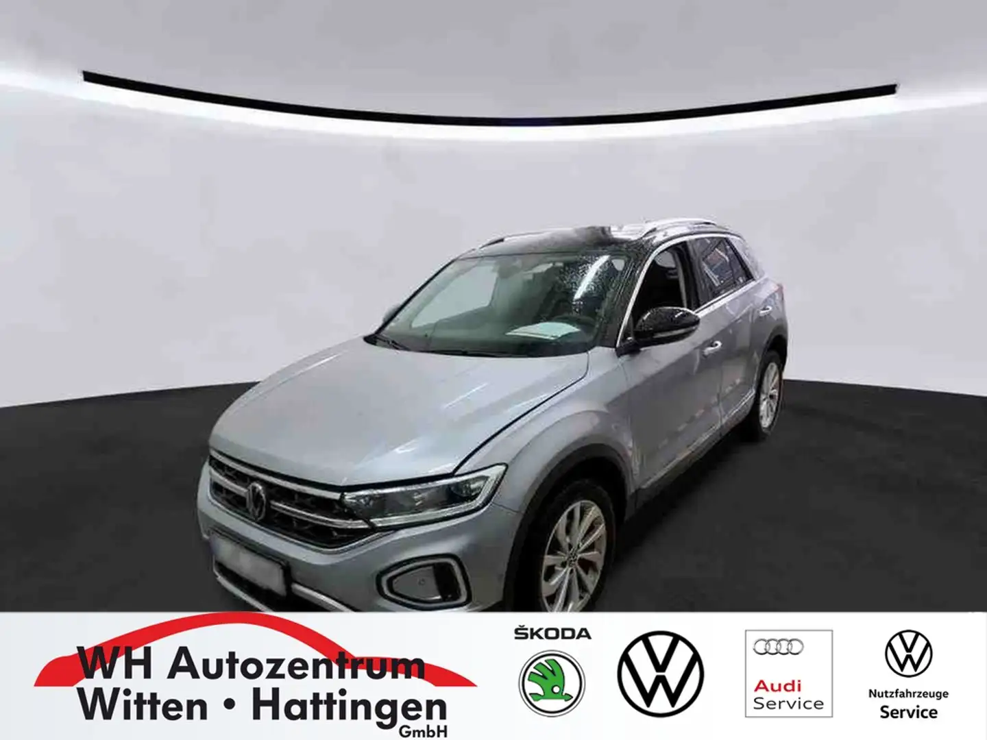 Volkswagen T-Roc 1.0 TSI Style NAVI LED GJ-REIFEN PRIVACY PARK-A... Silber - 1
