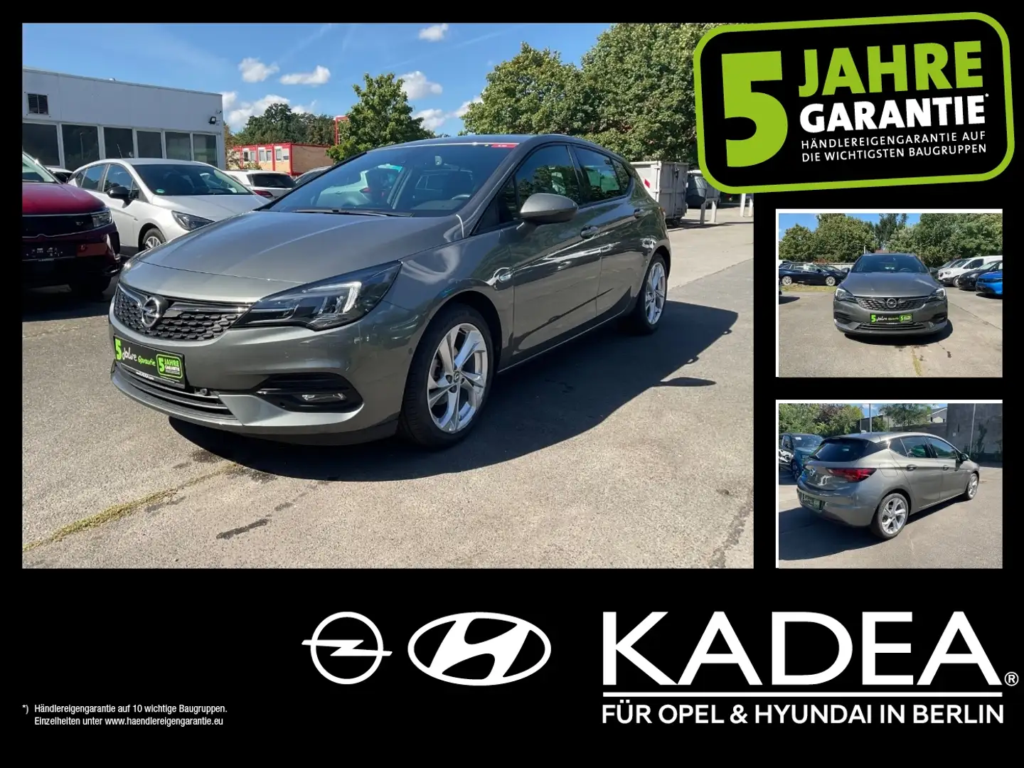 Opel Astra K 1.4 Turbo GS Line LED+Navi+SHZ+Winterp. Gris - 1