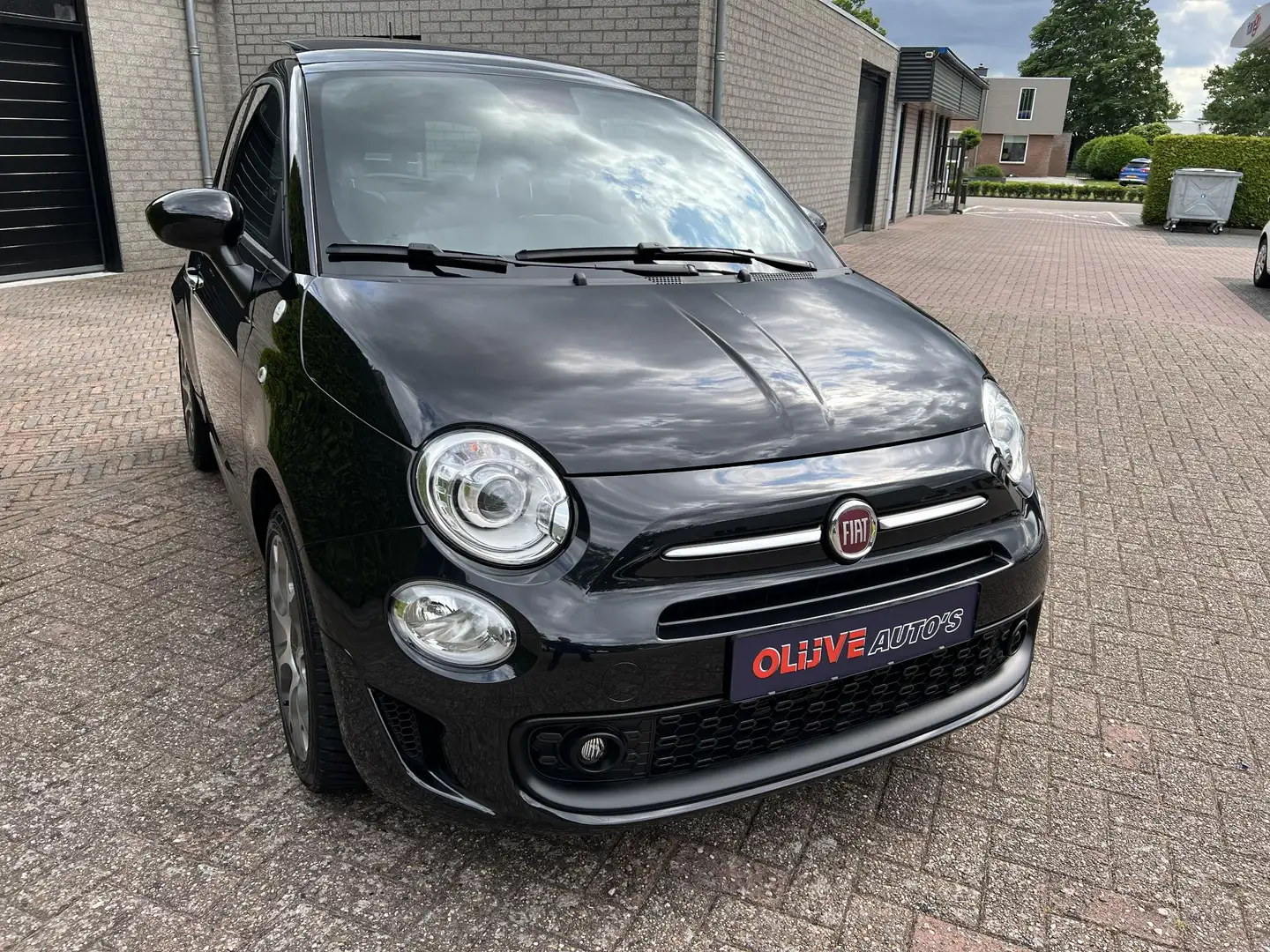 Fiat 500 1.0 Hybrid Hey Google *Schuifdak*Carplay Zwart - 2