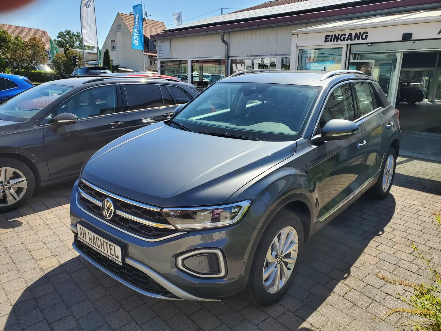 Volkswagen T-Roc Style 1,5 TSI DSG Climatronic Kamera Lenkradheizun Grau - 1