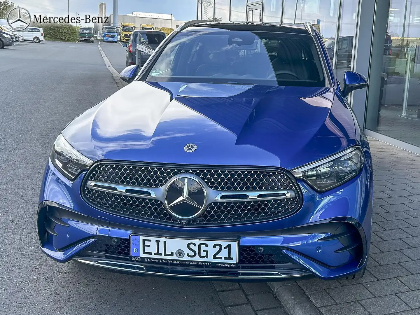 Mercedes-Benz GLC 200 4M AMG MBUX+360°+DIG-LED+Pano+Totwin+DAB Blau - 2