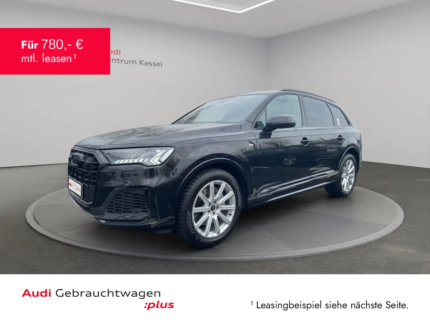 Audi Q7 55 TFSI quattro S line Matrix Pano HuD 360° Schwarz - 1