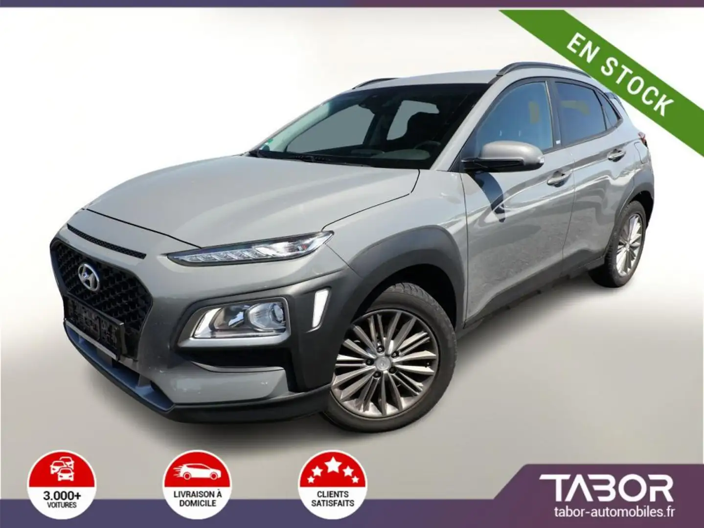 Hyundai KONA 1.0 T-GDI 120 YES! GPS LaneAs PDC Gris - 1