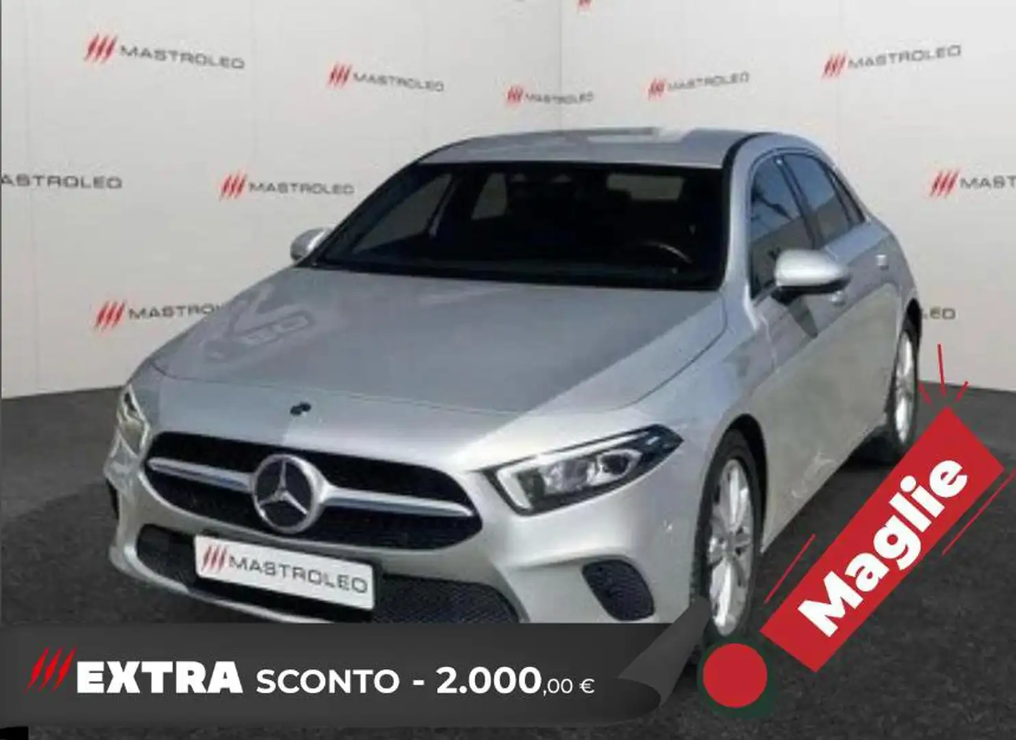 Mercedes-Benz A 180 A 180 d Automatic Sport,Chilometri Certif. Grigio - 1