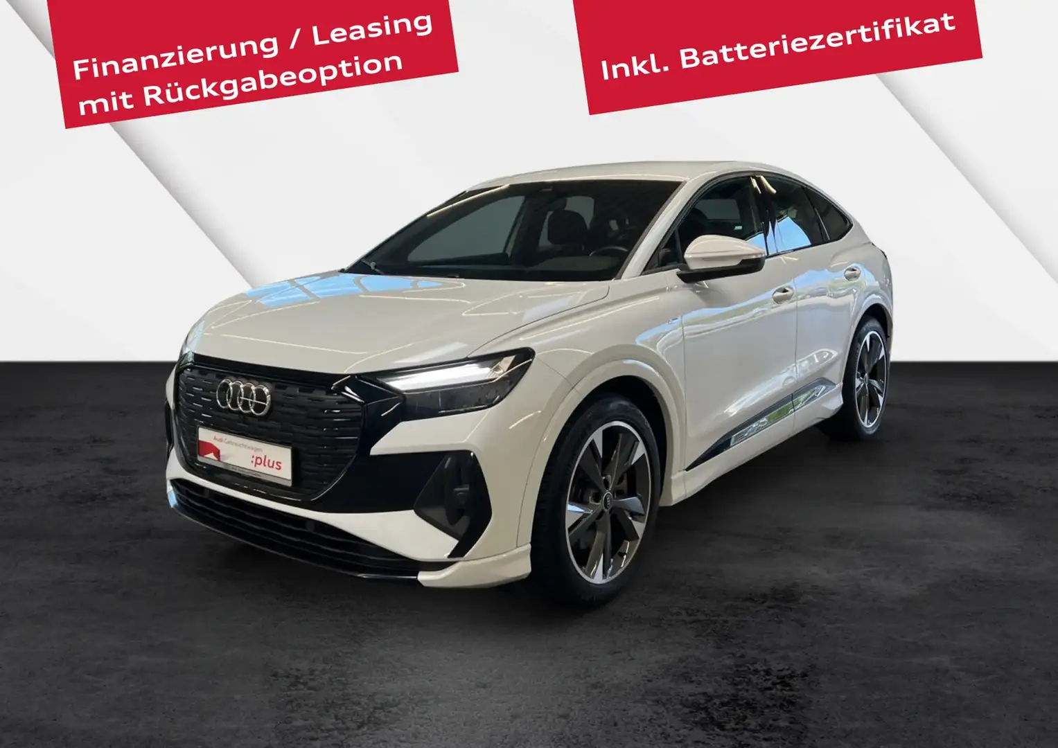 Audi Q4 e-tron Sportback 40 S line Black MMI Navi Plus Weiß - 2