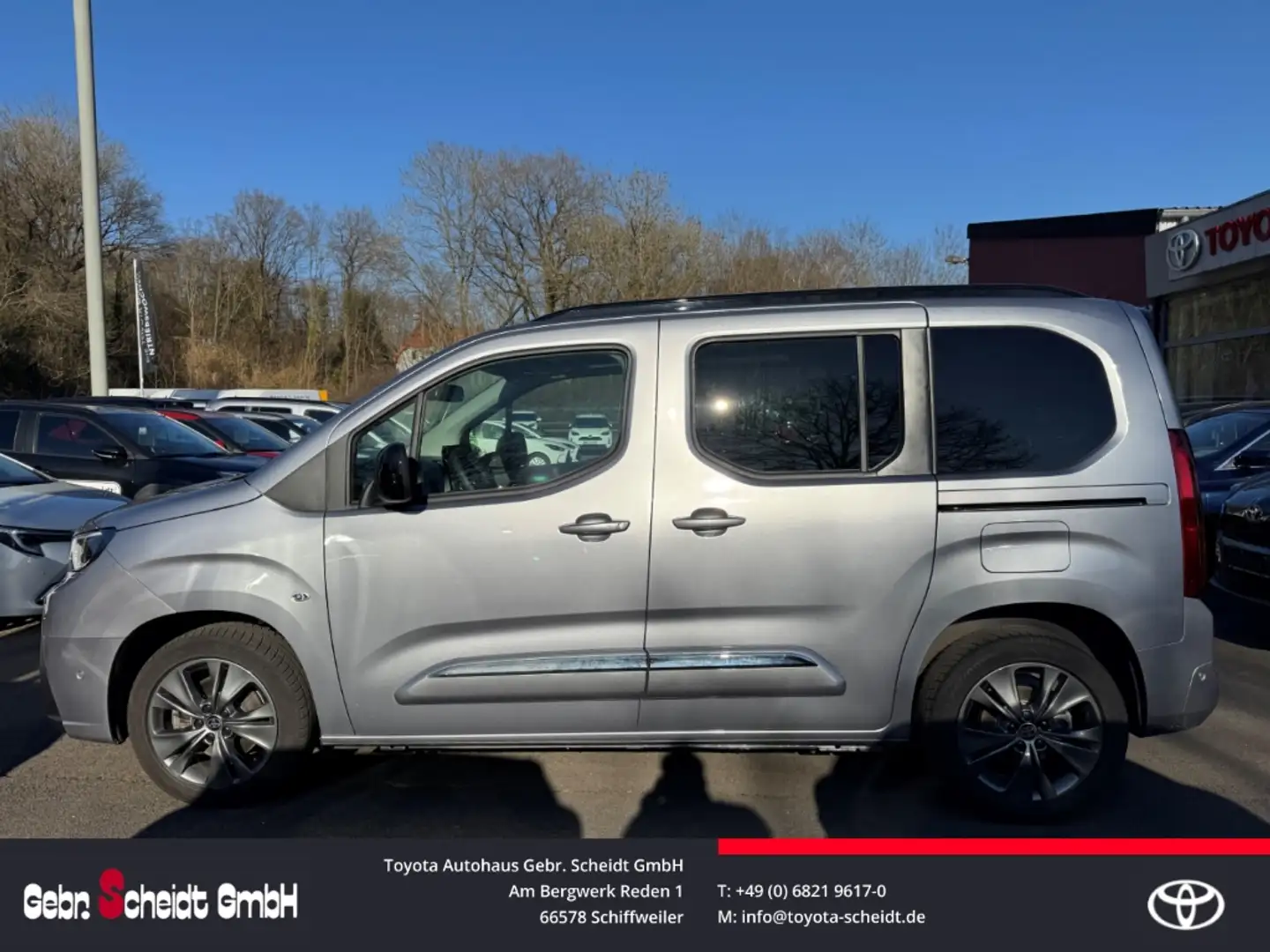 Toyota Proace City Verso L1 Lounge 1.5 D-4D EU6d LED-Hauptscheinwerfe Silber - 2