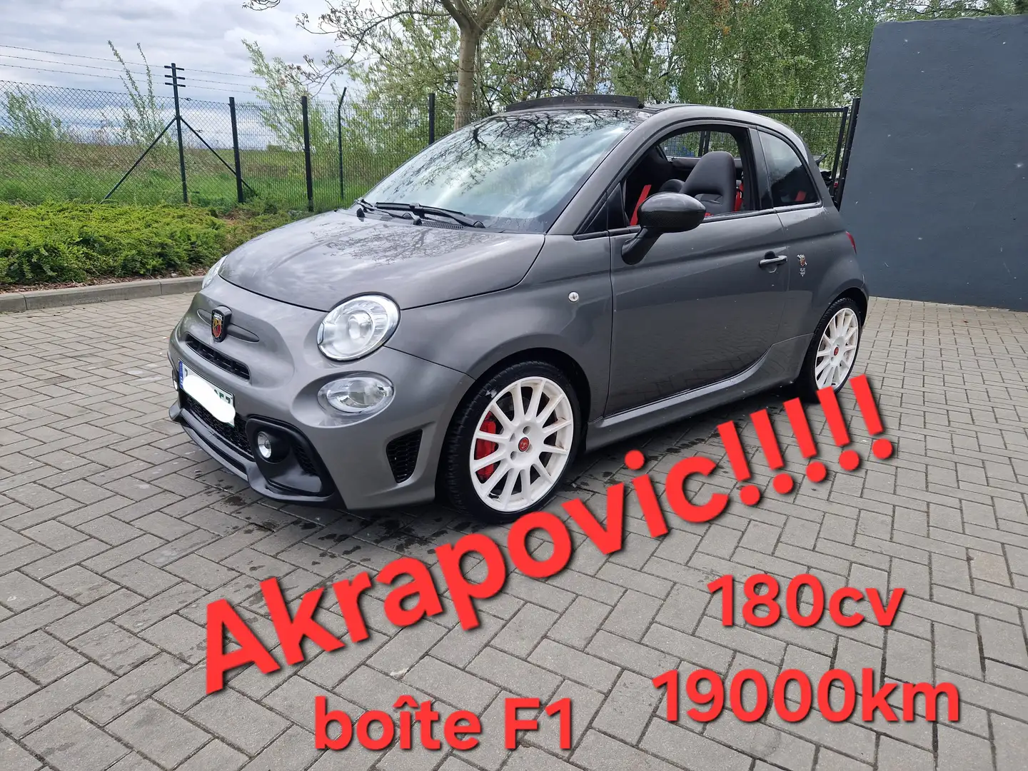 Fiat 500C Abarth 595C Full Carbon F1 Gri - 2