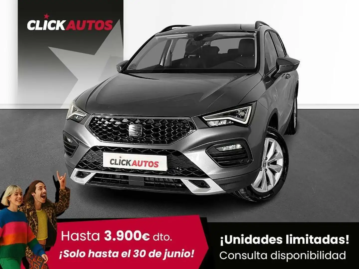 SEAT Ateca 2.0 TDI 150CV Style XL Gris - 1