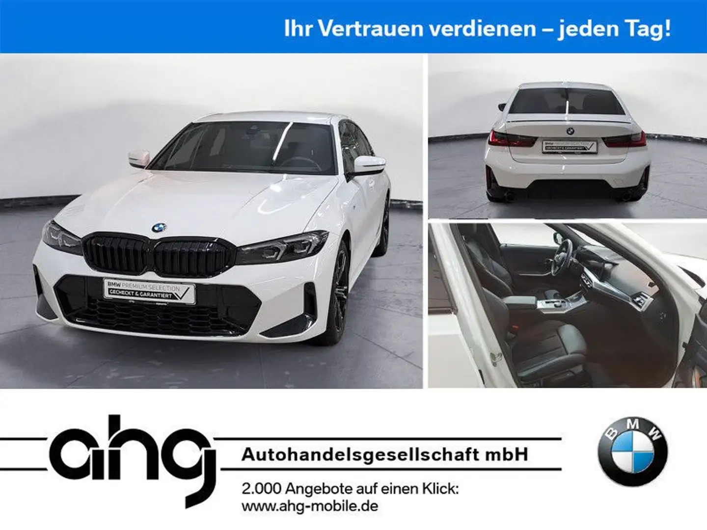 BMW 318 i Automatik M Sportpaket Pro Driving Assist Weiß - 1
