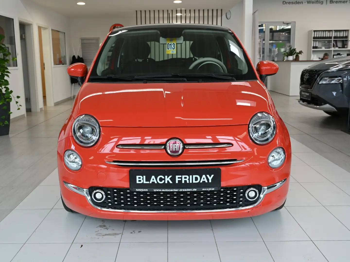 Fiat 500 1.0 Dolcevita Navi+Pano+ZV+KlimaA+LM+PDC Orange - 2