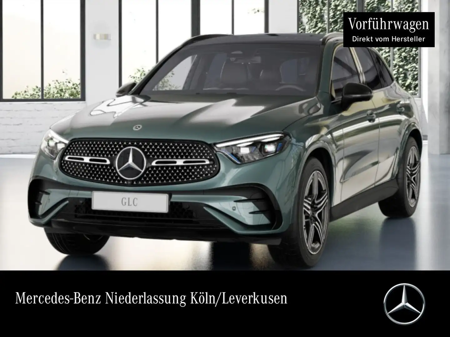 Mercedes-Benz GLC 220 d 4M AMG+NIGHT+PANO+360+AHK+TOTW+KEYLESS Silber - 1