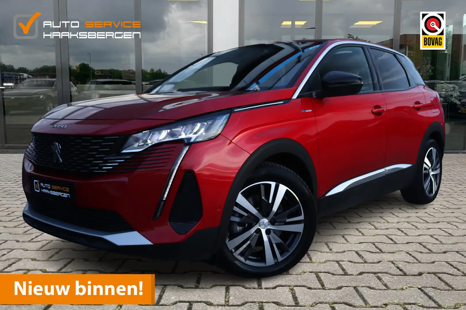 Peugeot 3008 1.6 HYbrid 225 Allure | Camera | Trekhaak | LED | Rosso - 1