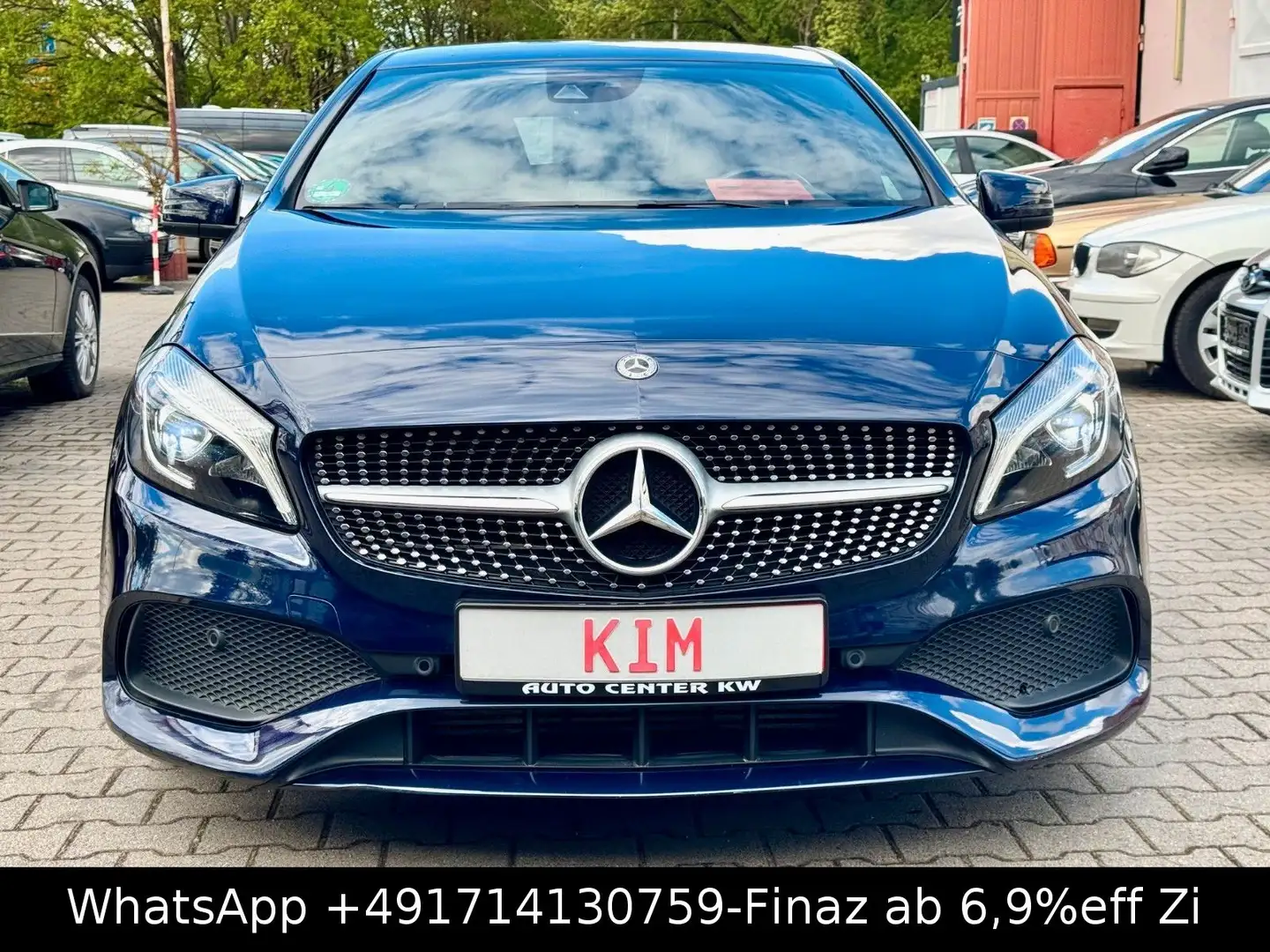 Mercedes-Benz A 200 AMG-LED-NAVI-SHZG-18*AMG ALLW-KAMERA-TEMP- Blau - 2
