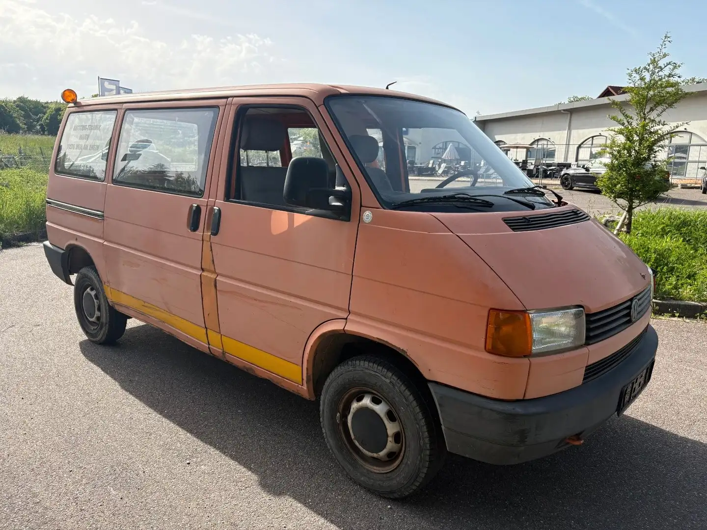 Volkswagen T4 Kombi T4 Transporter Kombi 1,9 Diesel 3 Sitzer AHK. Naranja - 1