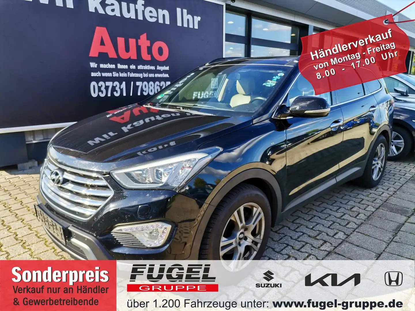 Hyundai Grand Santa Fe 2.2 CRDi Premium 4WD 6S|Xen.|Navi|Pano|Leder Noir - 1