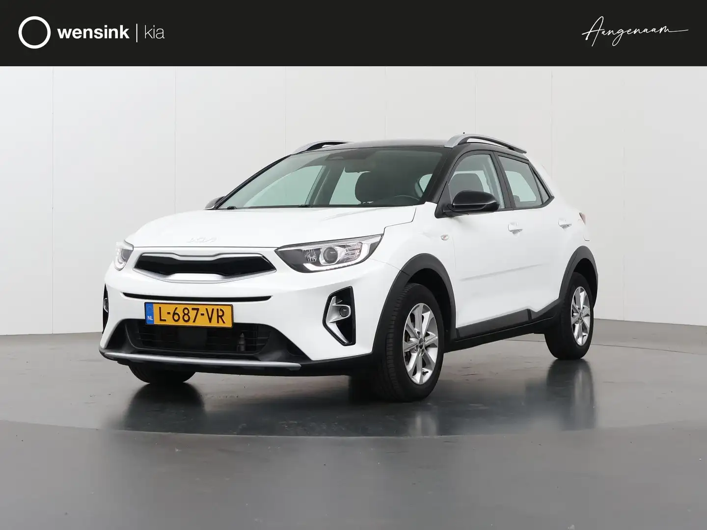 Kia Stonic 1.0 T-GDi MHEV DynamicLine | Navigatie | Parkeerca Wit - 1