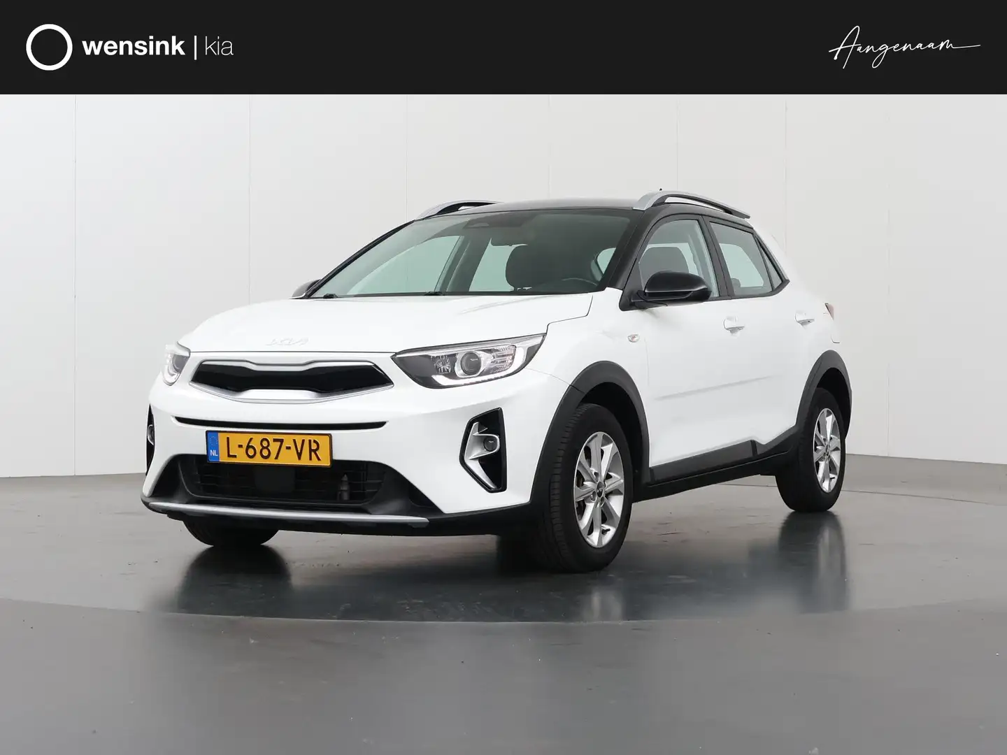 Kia Stonic 1.0 T-GDi MHEV DynamicLine | Navigatie | Parkeerca Alb - 1
