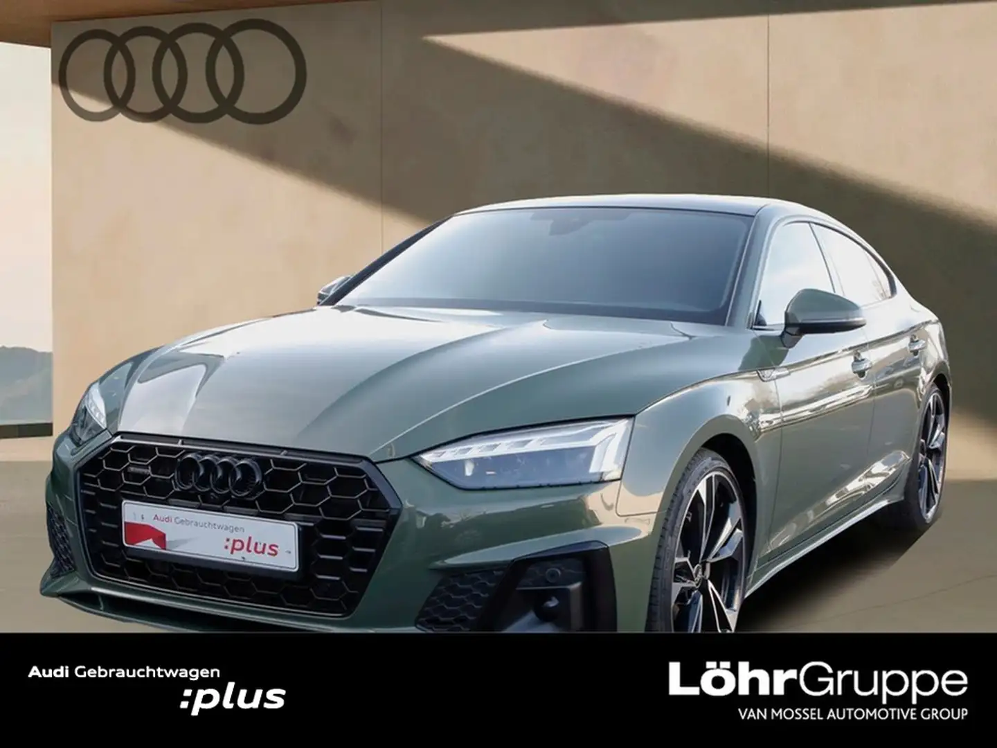 Audi A5 Sportback 40 TDI Quattro S line business AHK Pa... Grün - 1