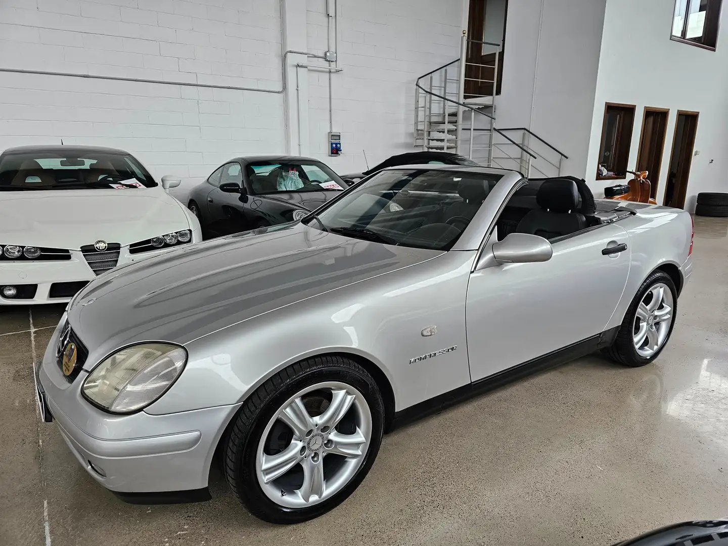 Mercedes-Benz SLK 200 k ASI - TARGA ORO Argento - 2