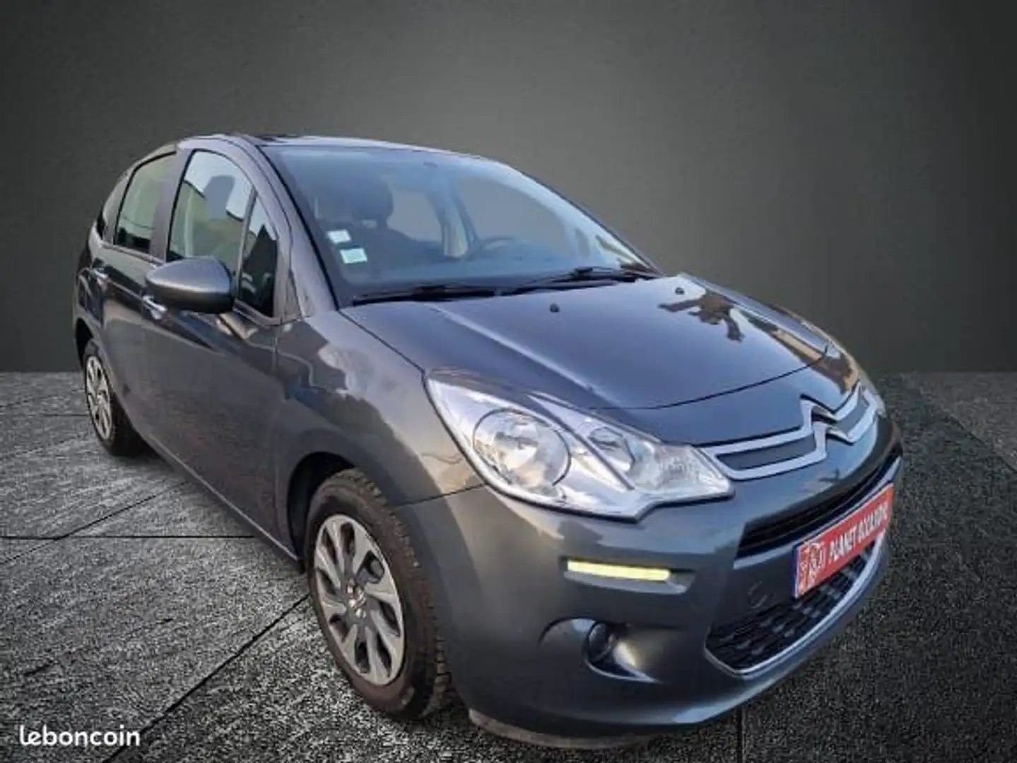 Citroen C3 90337 Km Carnet + Garantie 12 Mois Gris - 2