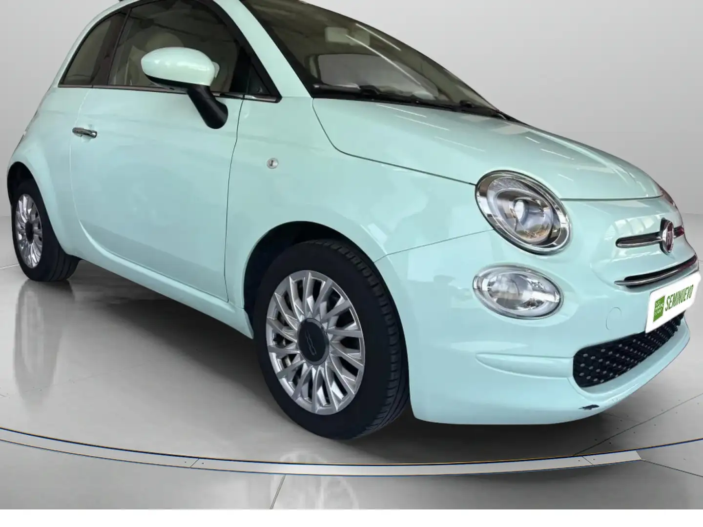 Fiat 500 1.2 Lounge Groen - 2