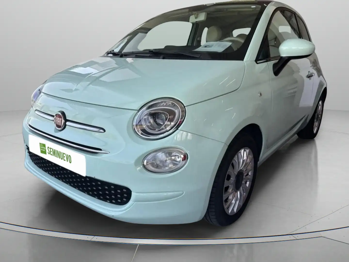 Fiat 500 1.2 Lounge Groen - 1