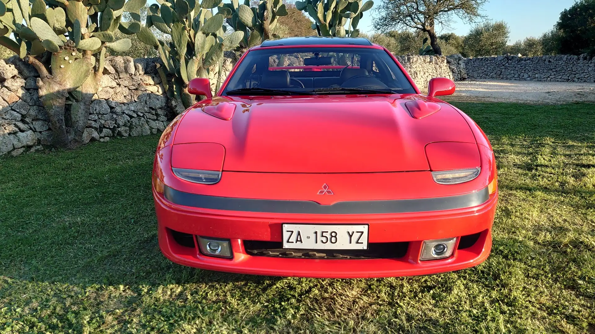 Mitsubishi 3000 GT 3.0 V6 24v biturbo intercooler 4wd Piros - 1
