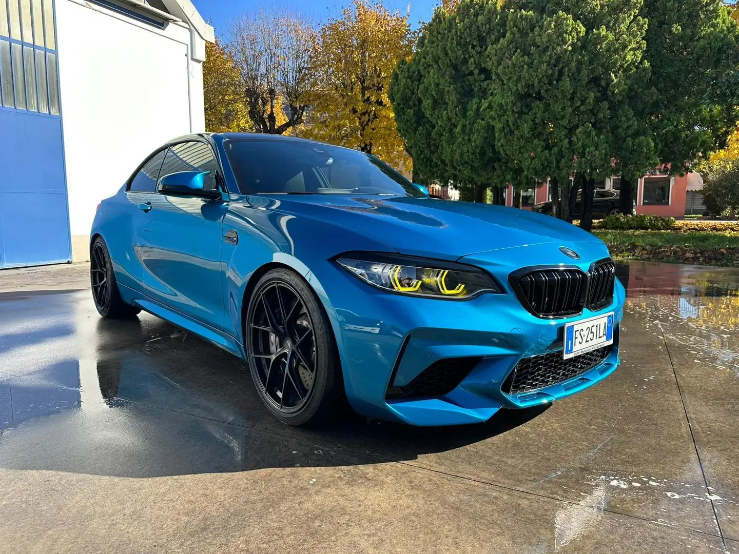 BMW M2 M2 Coupe 3.0 Competition 410cv dkg Bleu - 2