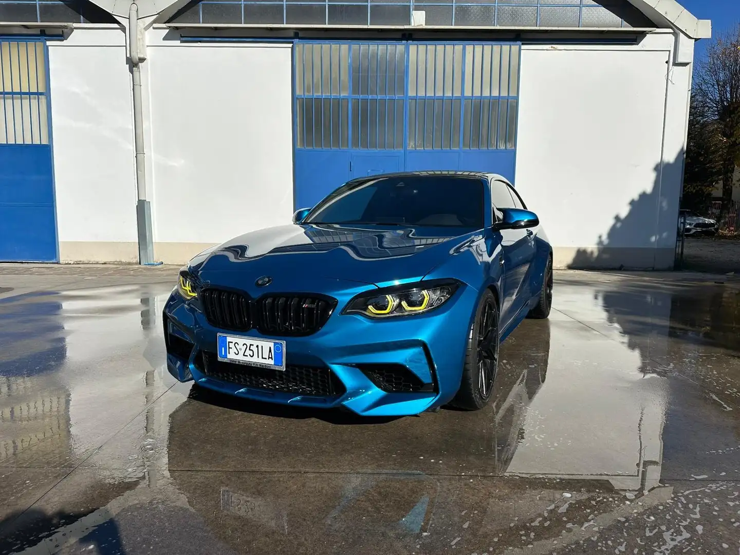BMW M2 M2 Coupe 3.0 Competition 410cv dkg Bleu - 1