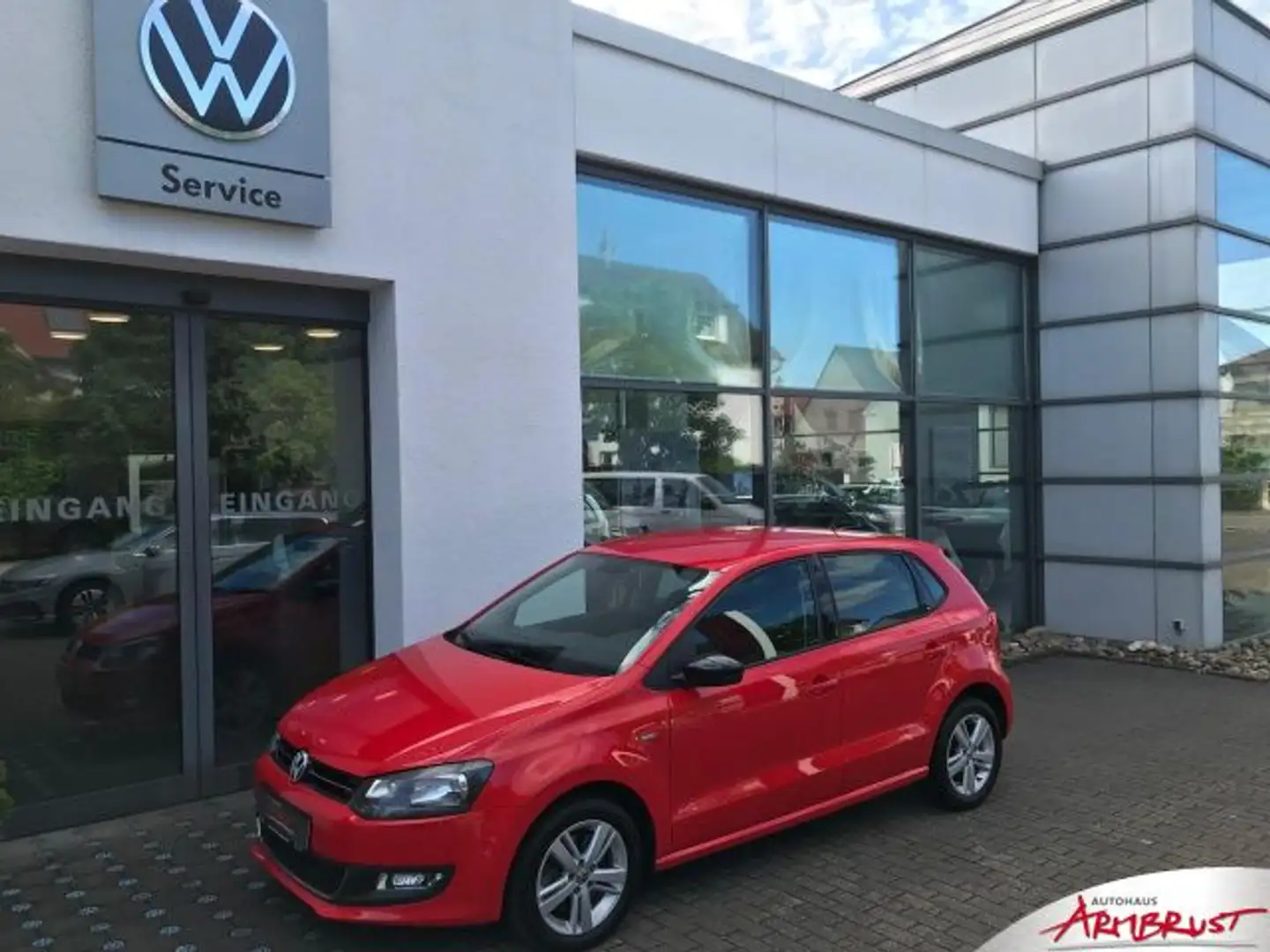 Volkswagen Polo 1.6 TDI 77 KW Schaltwagen Klima Einparkhilfe Rouge - 2